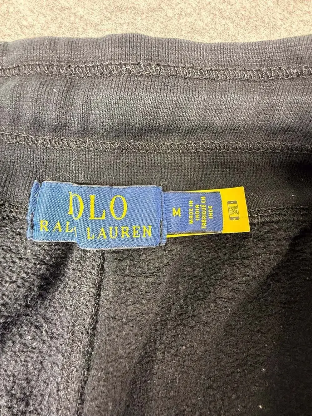 Polo Ralph Lauren Men's Black Fleece Jogger Sweatpants Size Medium